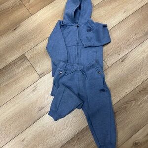 Roots Kids Blue Sweatpants & Joggers Set